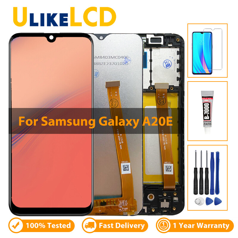 For samsung galaxy a20e lcd display touch screen digitizer assembly a202 a202f replace for samsung a20e lcd screen