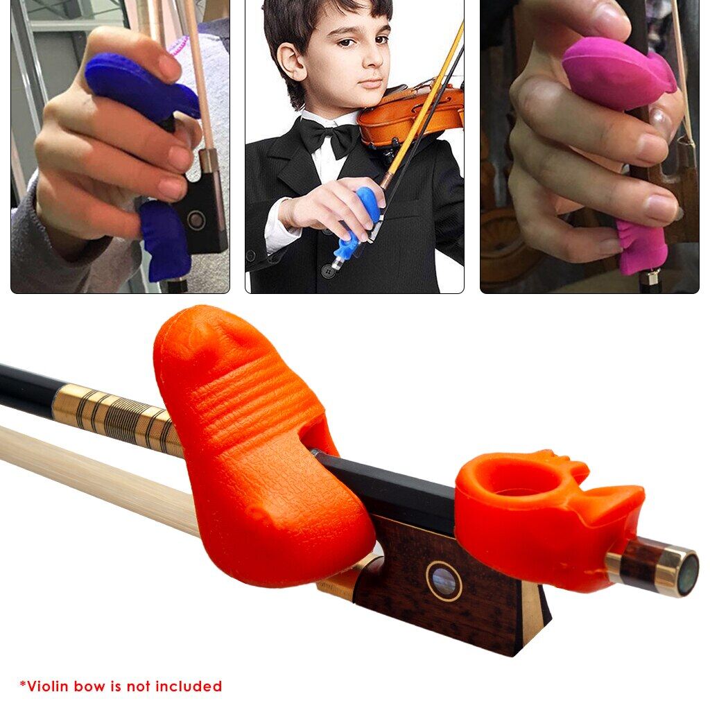 Violin/ Viola Bow Grip Correcting Device Accessories Beginner Correction Posture Grip Bow Pose Orthoses & Violin Bow Collimator