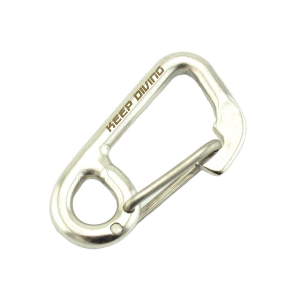 Pellet12 316 Stainless Steel Simplicity Hook Safety Hook Climbing Hook Elastic-Hook Safety Hoy Diving Buckle