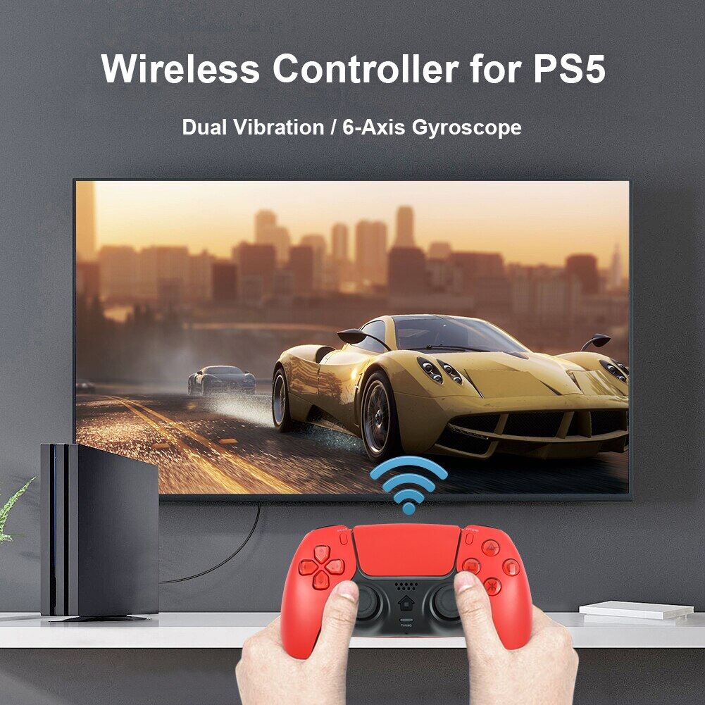 Narsta Tay Cầm Điều Khiển Không Dây Cho PS4 Tay Cầm Chơi Game Dual Sense 4 Tay Cầm Chơi Game Rung Kép 6 Trục Cho Tay Cầm PS4 Máy Tính Xách Tay Android