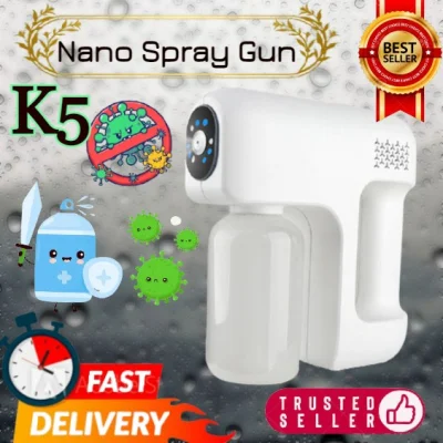 Ready StockNew Nano Spray Gun Wireless Handheld Portable Sprayer Disinfection Mechine Mite Removal Air Purification