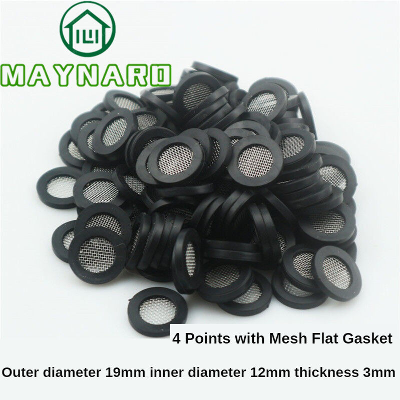 20Pc Rubber Hose Washers Rings Seals Gaskets for Shower Head Faucet Spray Nozzle 