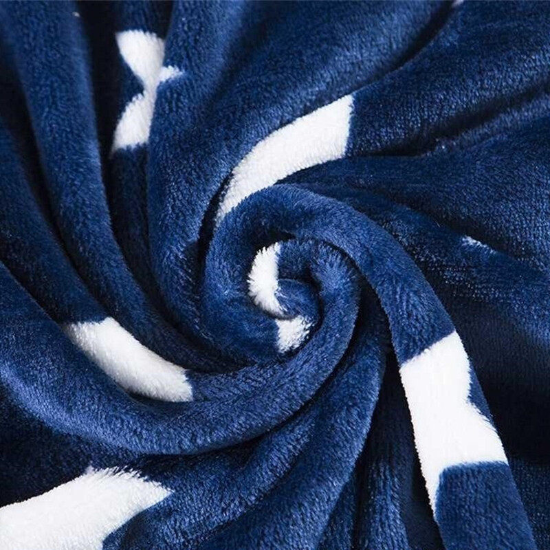 Chăn Flannel Siêu Mềm Thời Trang, Hoa Văn Nhiều Màu Sọc, Kích Thước Nữ Hoàng: 180X200Cm, Dành Cho Bộ Đồ Giường Kích Thước: Đơn/Twin/Queen / King