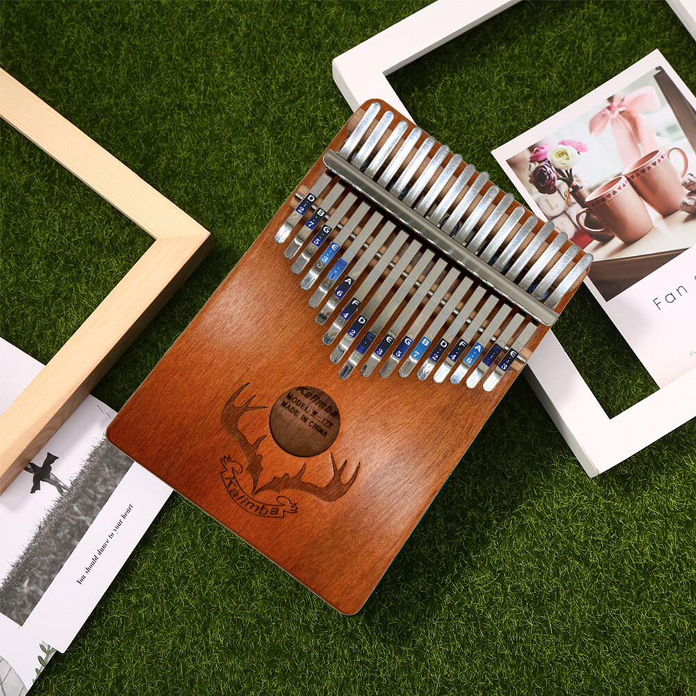 2 Miếng Dán Cân Kalimba Đề Can Ghi Chú Phím Đàn Piano Ngón Tay Cái Nhạc Cụ