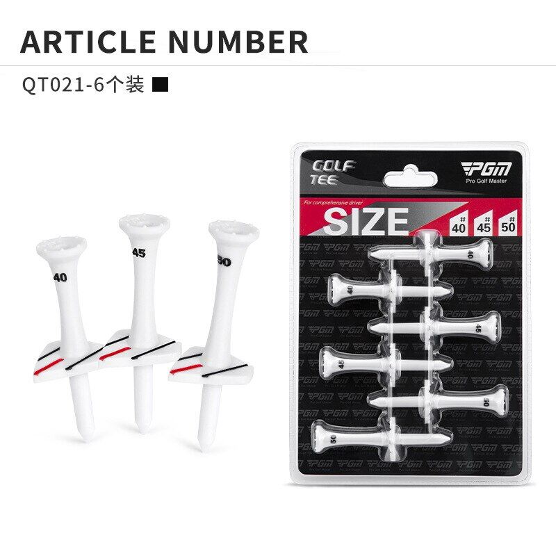 Pgm 6pcs golf tee holder aimable direction multi-purpose golf tees tack qt021