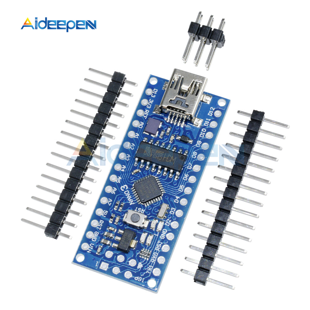 Bảng Mạch Giao Diện Uart Usb Mini Atmega168 Nano V3.0 3.0 Ch340G Ch340 Mô-đun Điều Khiển Vi Mô Vi Điều Khiển Arduino Cho 3.3V 5V