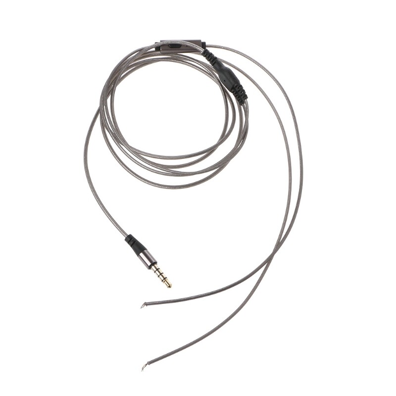 1.2m With Mic DIY Earphone Cable High Quality Replacement Cable Wire For Repair