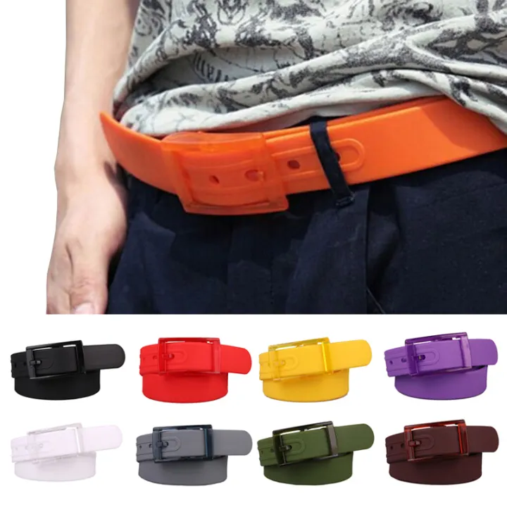plastic buckle belt womens