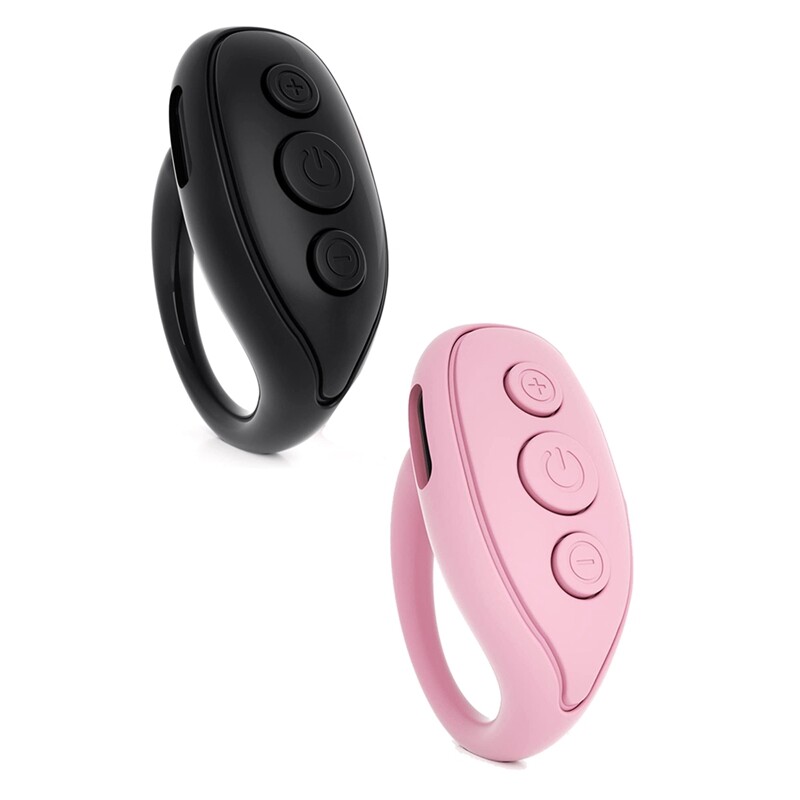Bluetooth Remote Control Page Turner, Cell Phone Camera Shutter Selfie Remote, Smart Ring Remote for IPhone IPad
