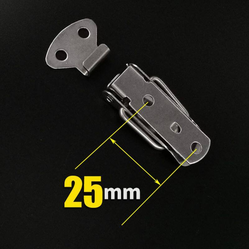 10 Pcs Spring Loaded Suitcase Box Locking Toggle Latch Hasp Lock Hardware Toolbox Case Locking Clasp Easy to Use