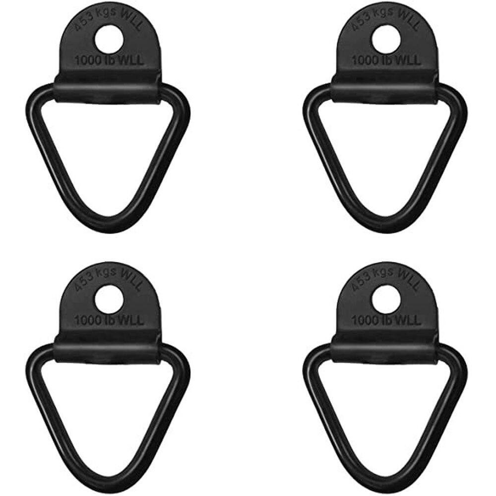 JHKJF Heavy Duty Pickups Rail Steel for Trailer Black 1000lbs Cargo Tie-Down V-Ring Bolton Trailers Hook V-Ring Hangers
