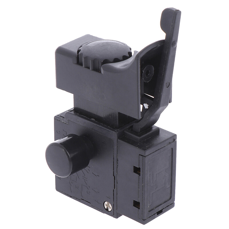 Jettingbuy FA2-6/1BEK black 6a 250v electric drill speed control trigger button switch
