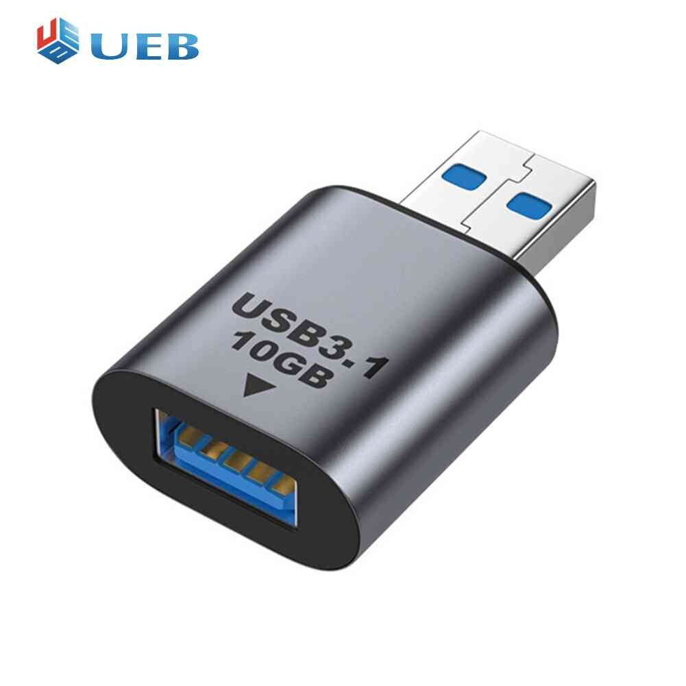 Usb 3.1 to usb 3.1/type c adapter usb3.1 gen2 charging data transfer 10gbps