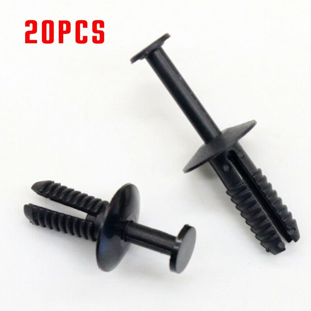 【R-EP】 Đinh Tán Mở Rộng Màu Đen Cho BMW E30 E39 E46 E53 E60 Nhựa Hữu Ích