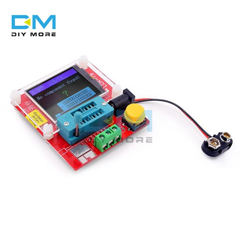 diymore LCR-T9 Máy Đo Bóng Bán Dẫn Đa Chức Năng Máy Kiểm Tra Hiển Thị Đồ Họa TFT Đo Điện Dung Đi-ốt Linh Kiện Điện Tử Công Nghiệp