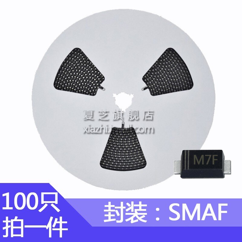 100pcs/lot Smd Smaf Rectifier Diode M7f Us1mf Es1jf Es2jf Rs1mf Schottky 4007 Thin Section