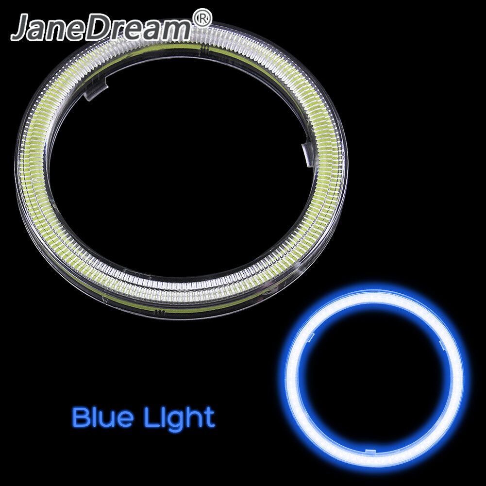 JaneDream 1Pc 80mm Car Led Fog Light Angel Eyes Halo Ring For 12V Car Daytime Running Light DRL Headlight