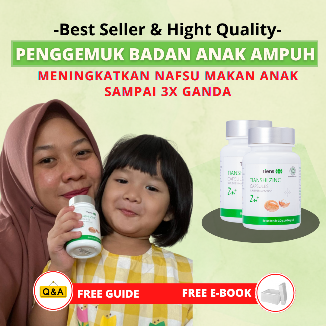 VITAMIN TAMBAH SELERA MAKAN KANAK KANAK - ZINC CAPSULES - UBAT TAMBAH ...