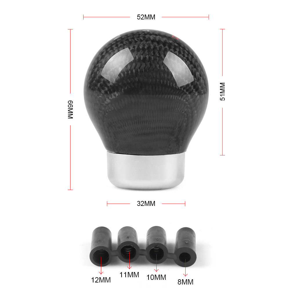 Tay Nắm Cần Số 5 Tốc Độ Bằng Sợi Carbon Thật, Cần Số Tay