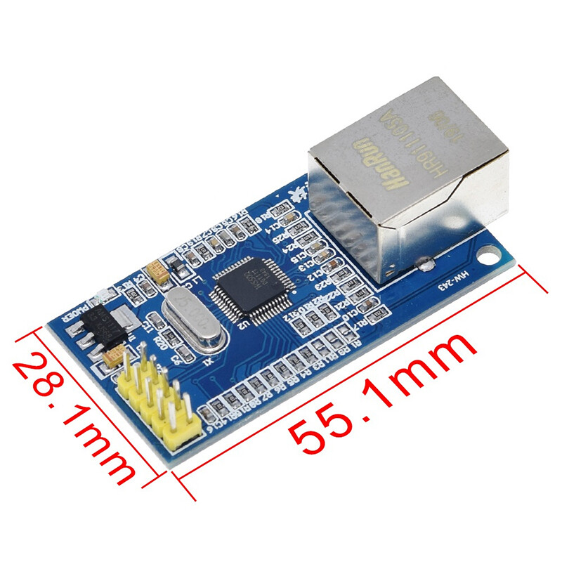 Antara Muka IP SPI 51/TCP/STM32 W5100 Chương Trình MCU W5500 Modul Rangkaian Ethernet