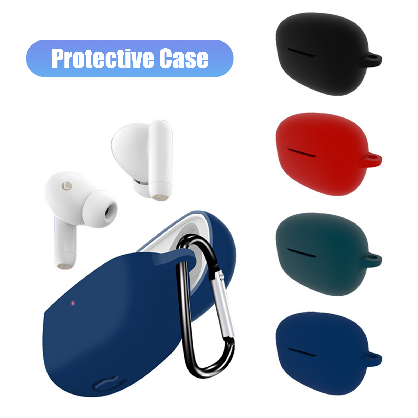 Earphone Protective Case Soft Shockproof Silicone Bluetooth-compatible Earbuds Cover Protector Shell for EDIFIER TWS1 Pro High-quality Earphone Case