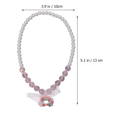 1 Bộ 6 Bộ Trang Trí Vòng Cổ Vòng Tay Trang Sức Cho Trẻ Em Bé Gái