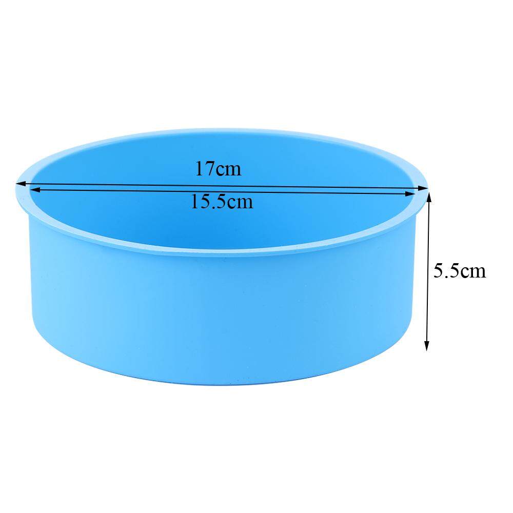 6inch Round Pattern Pudding Mold Cake Pan Tray Silicone Baking Tools Pastry Dish