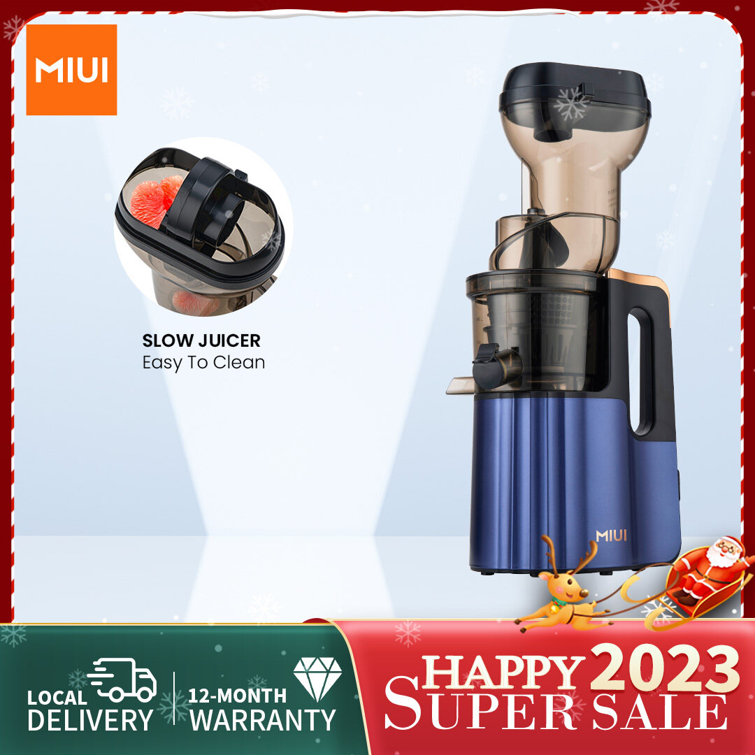 MIUI Slow Juicer, 7stage Screw Electric Cold Press Juicer, Rotating