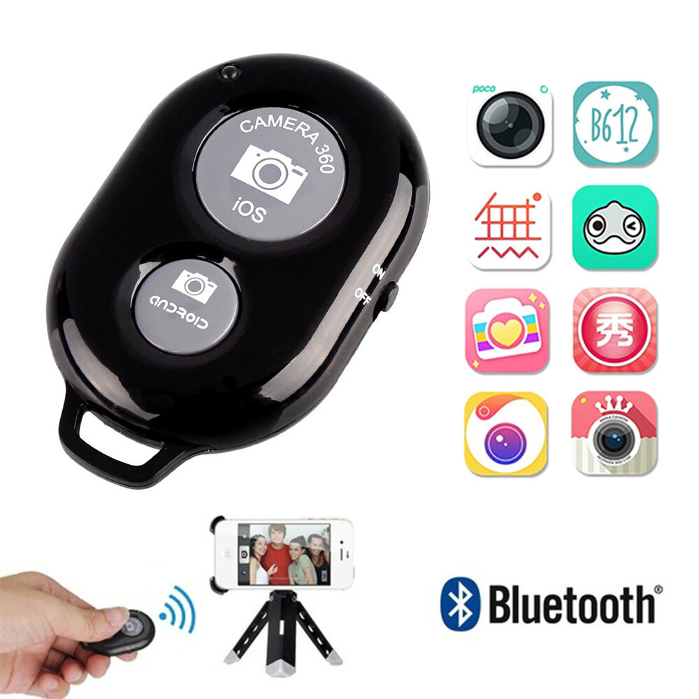 Elecity Bluetooth Remote Control Camera Shutter Wireless Selfie Button