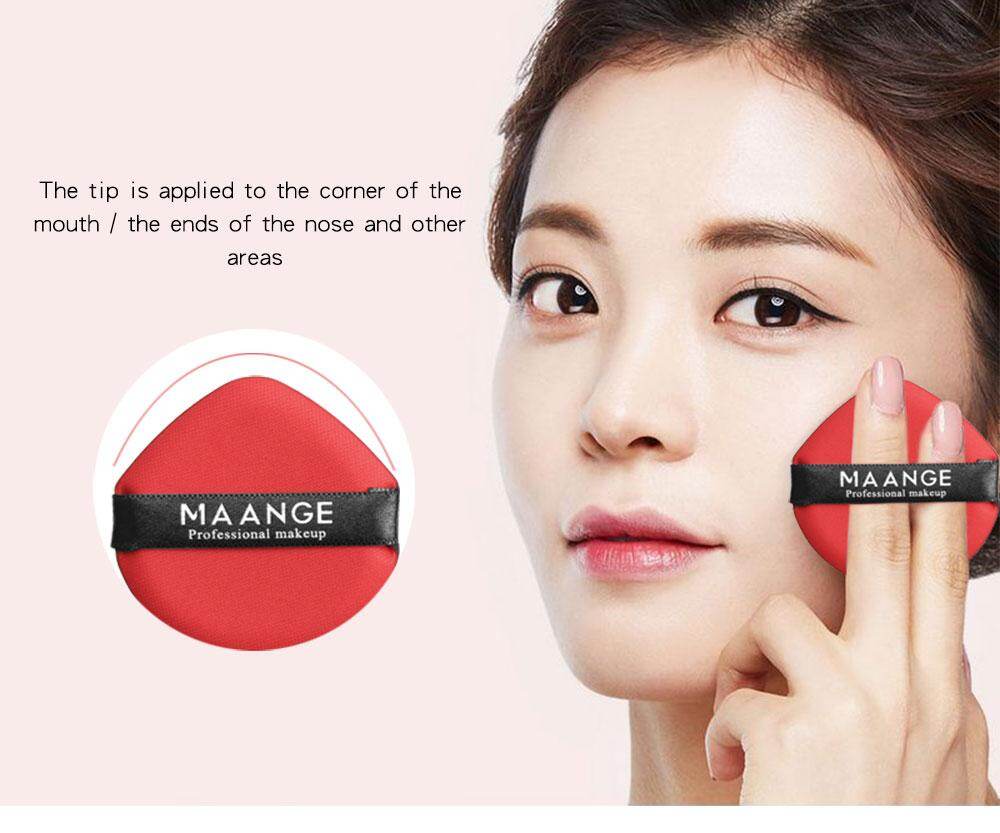 MAANGE Mút trang điểm thiết kế đầu nhọn dùng tán kem nền chuyên nghiệp