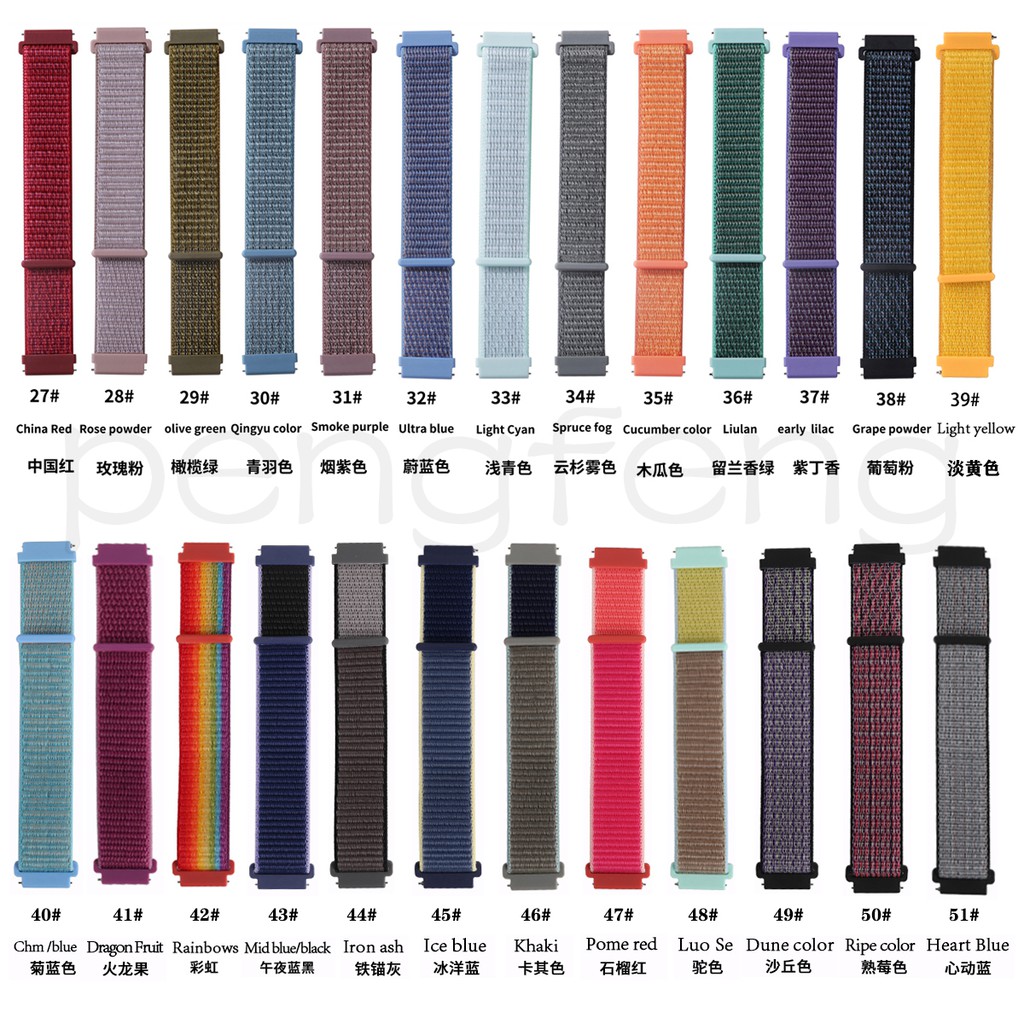 Nylon strap For Haylou Smart Watch 2 LS02 RS4 RS4 Plus watch band