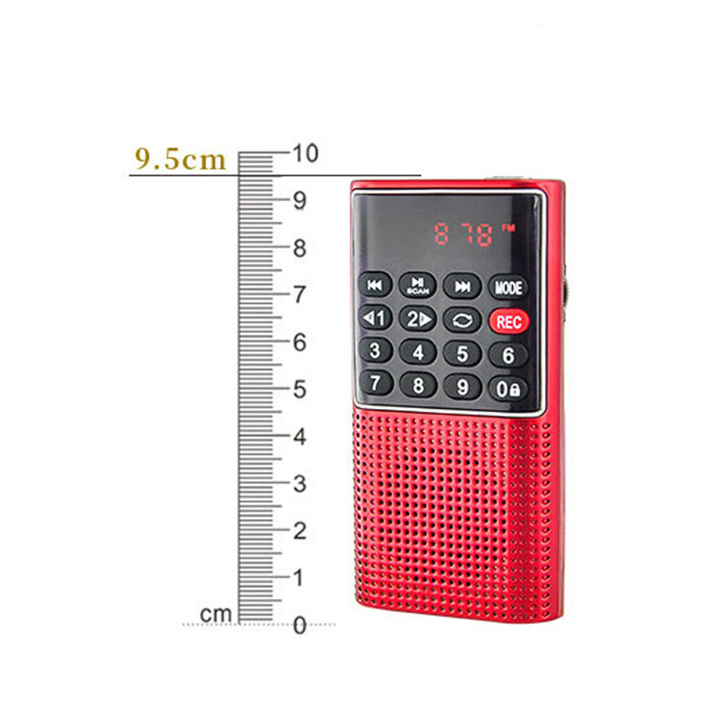 Mini Speaker Digital Voice Recorder USB Rechargeable MP3 Player TF Multifunctional Speaker