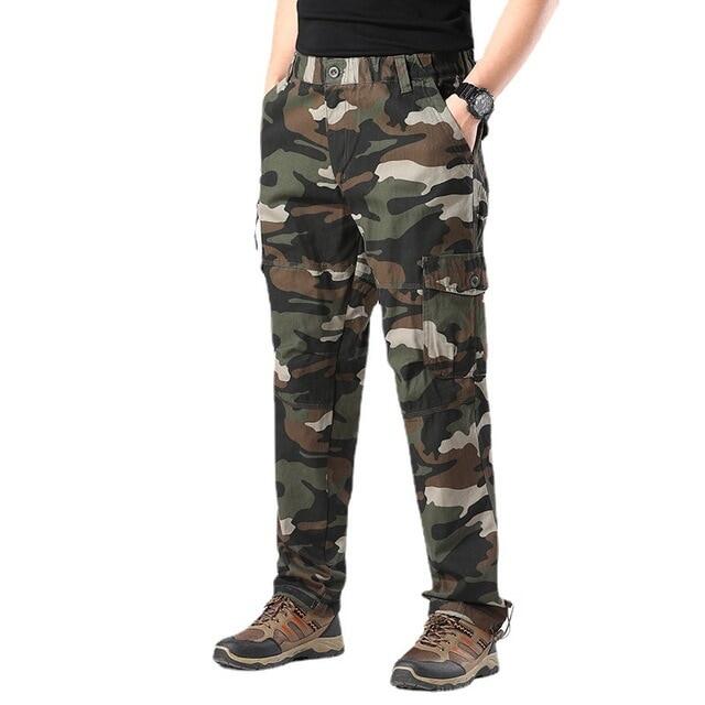 Overalls Cargo Pants Men Spring Autumn Casual Multi Pockets Trousers  Streetwear Army Straight Slacks Men Military Tactical Pants | Lazada.Vn