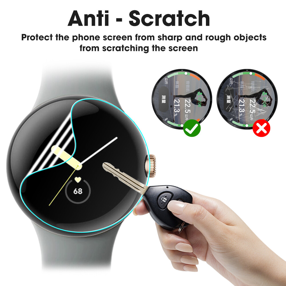 Hydrogel Protective FilmGoogle Pixel Watch2 Full Cover Screen Protector for Google Pixel Watch2 Not Glass Screen Protectors