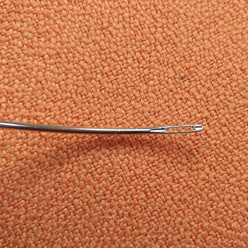 Rosenice【hàng Có Sẵn】 50 Chiếc Kim Cong Kim Dệt Loại C Kim Khâu Tay Kim Da (2.0 Inch + 2.5 Inch)