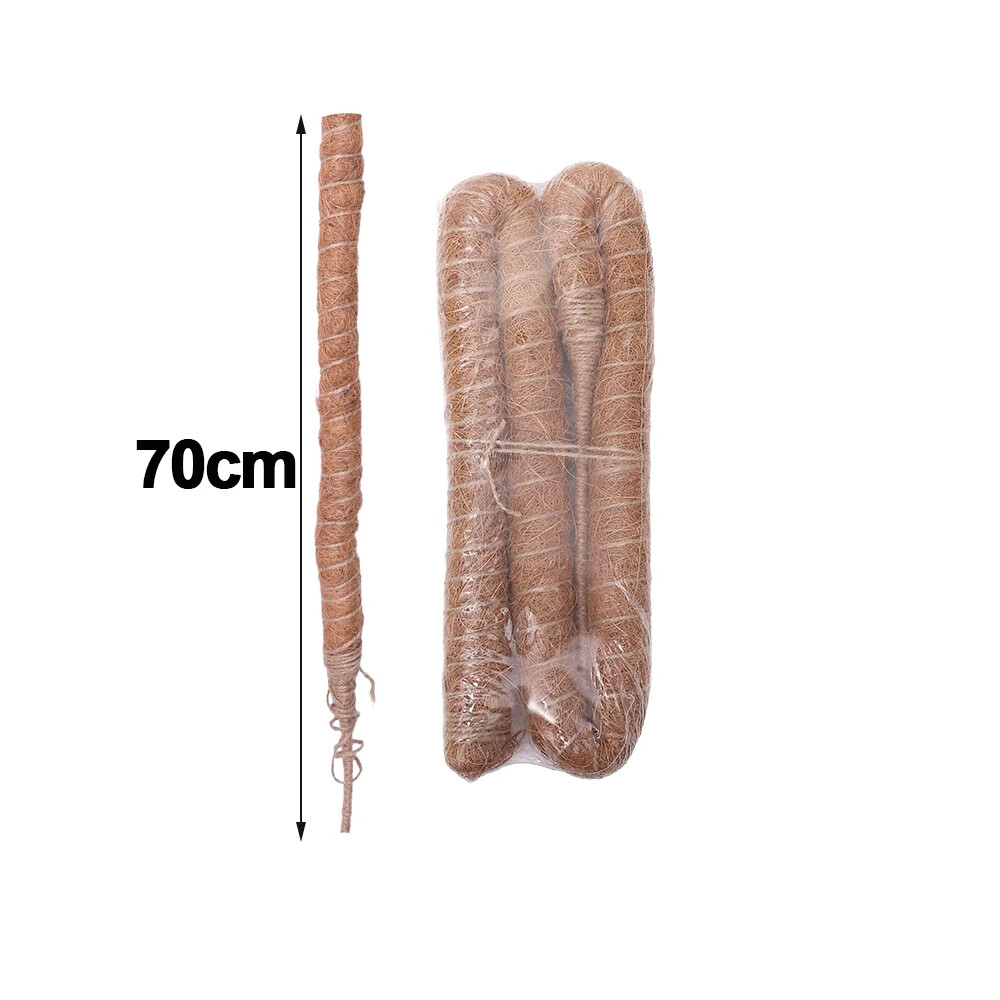 70/100/120cm Bendable Coco Coir Moss Pole Plant Cage Climbing Pole