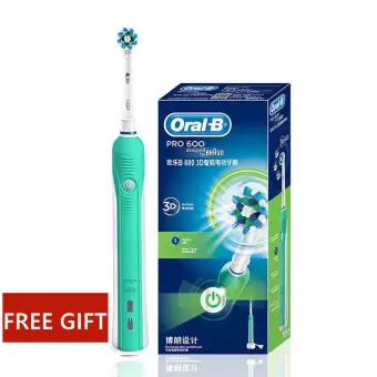 oral b pro 600 3d white whitening electric toothbrush