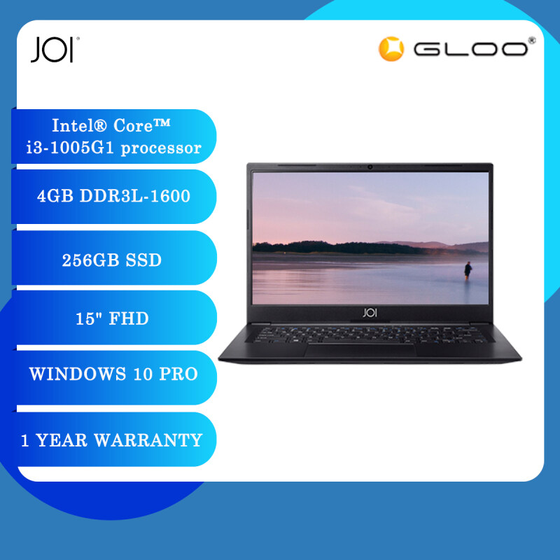 JOI Book 3000 Laptop Black (i3-1005G1,4GB,256GB SSD,15FHD,W10 Pro) Malaysia
