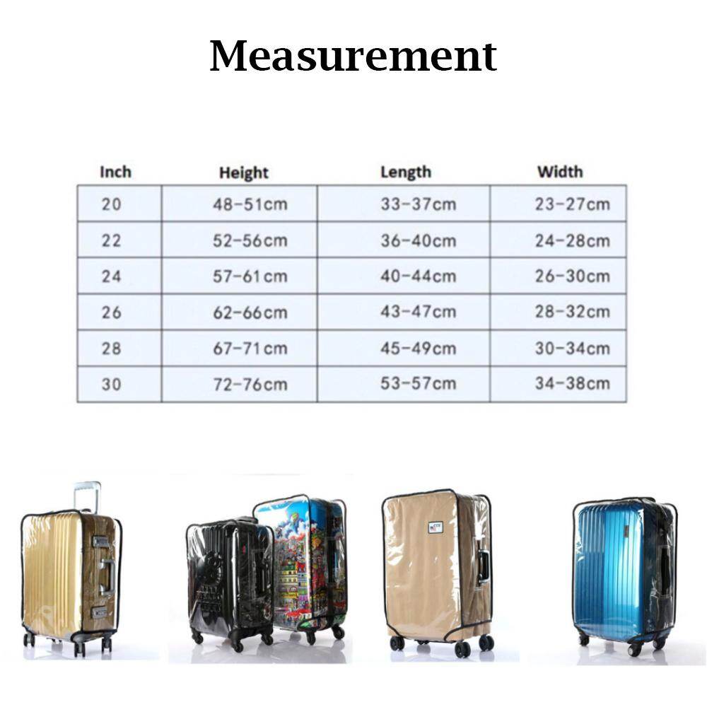 Transparent PVC Luggage Cover Protector 