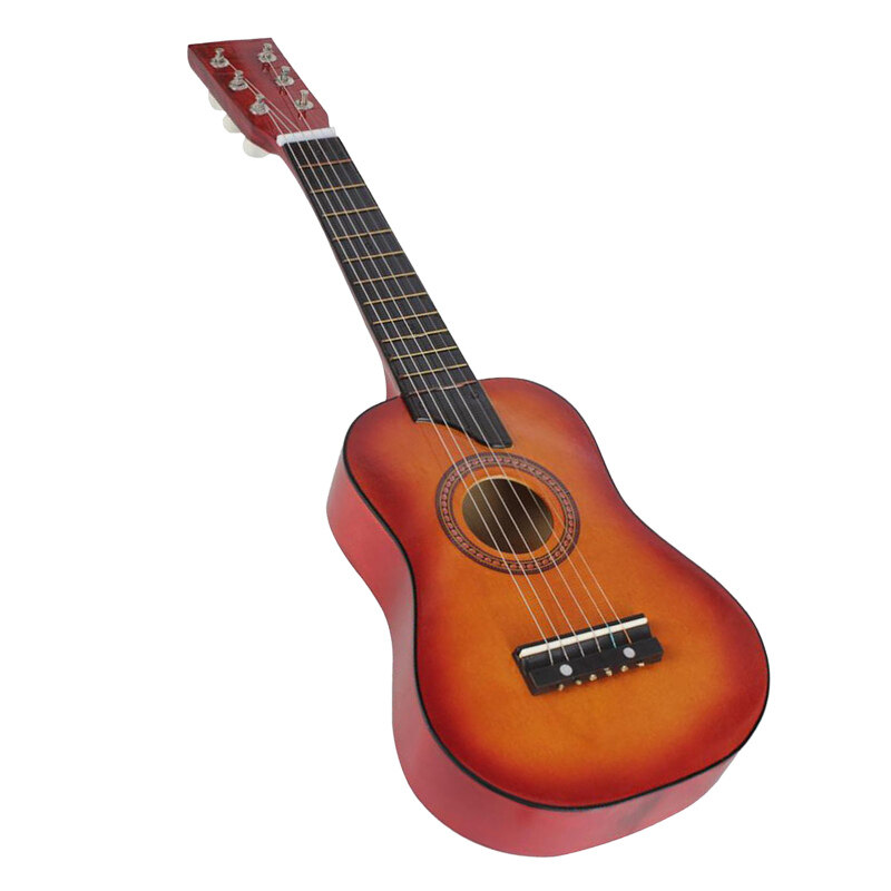 CCGenius Đồ Chơi Guitar Acoustic Bằng Gỗ 25 Inch Mini Cho Người Mới Bắt Đầu Luyện Tập Âm Nhạc