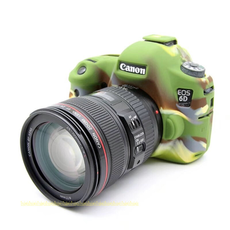 Vỏ máy ảnh bằng cao su silicon mềm cho Canon EOS 6D