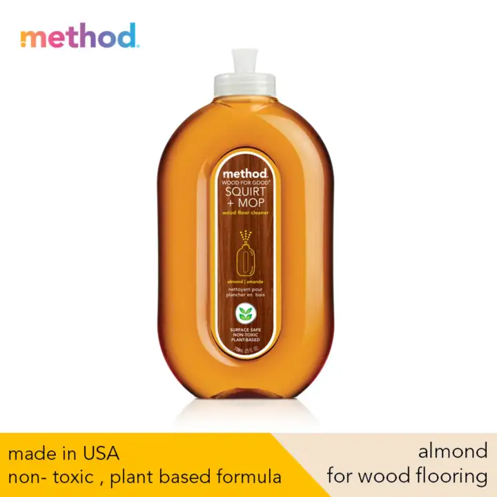 Method Squirt Mop Wood Floor Cleaner Almond 739ml Lazada