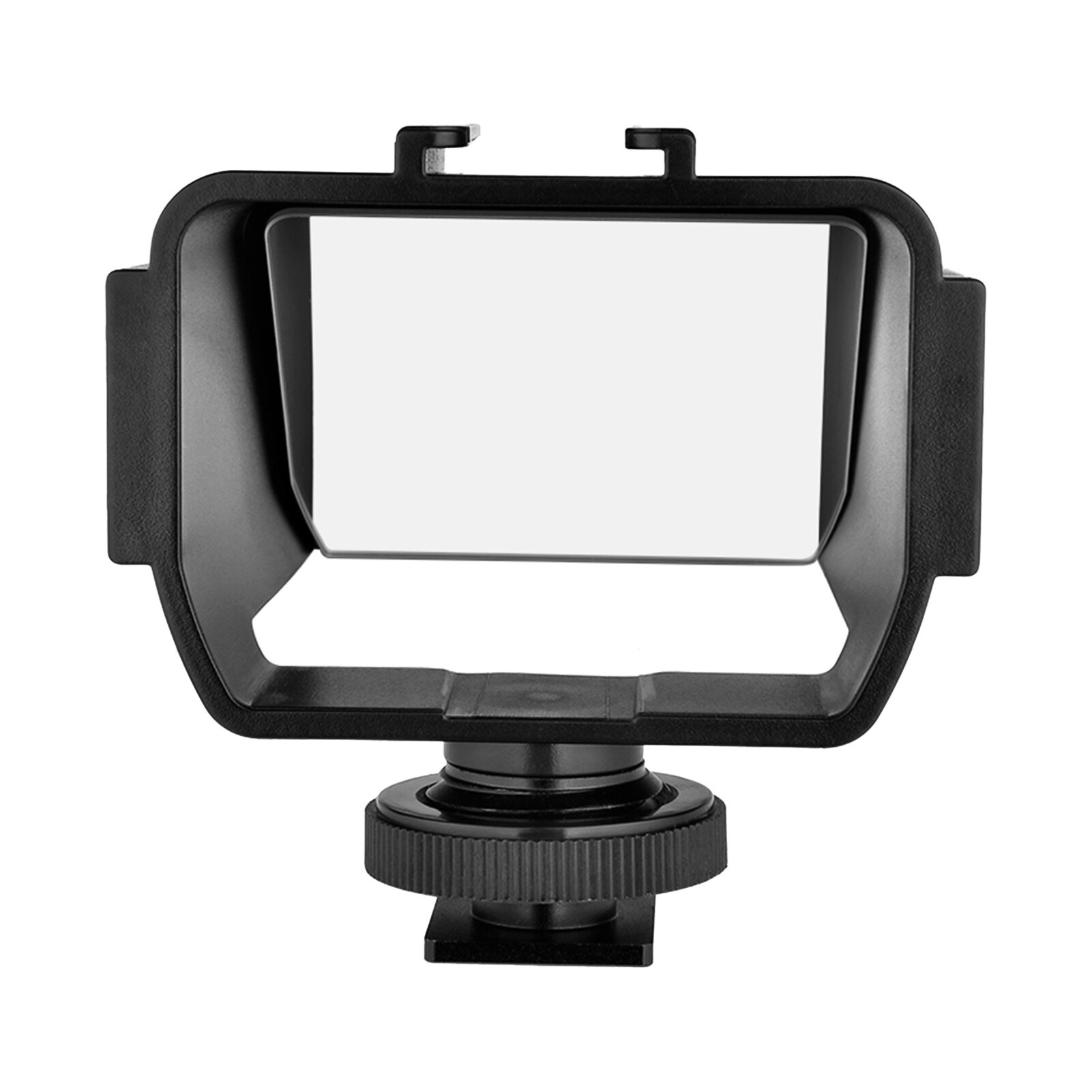 Andoer Universal Camera Selfie Vlog Lật Lên Màn Hình Gương Với 3 Đế Giày Lạnh Để Cài Đặt Micrô Đèn LED Nhỏ Tương Thích Với Sony A6000/A6300/A6500/A72 Series/A73 Series Nikon Z6/Z7 Máy Ảnh Không Gương