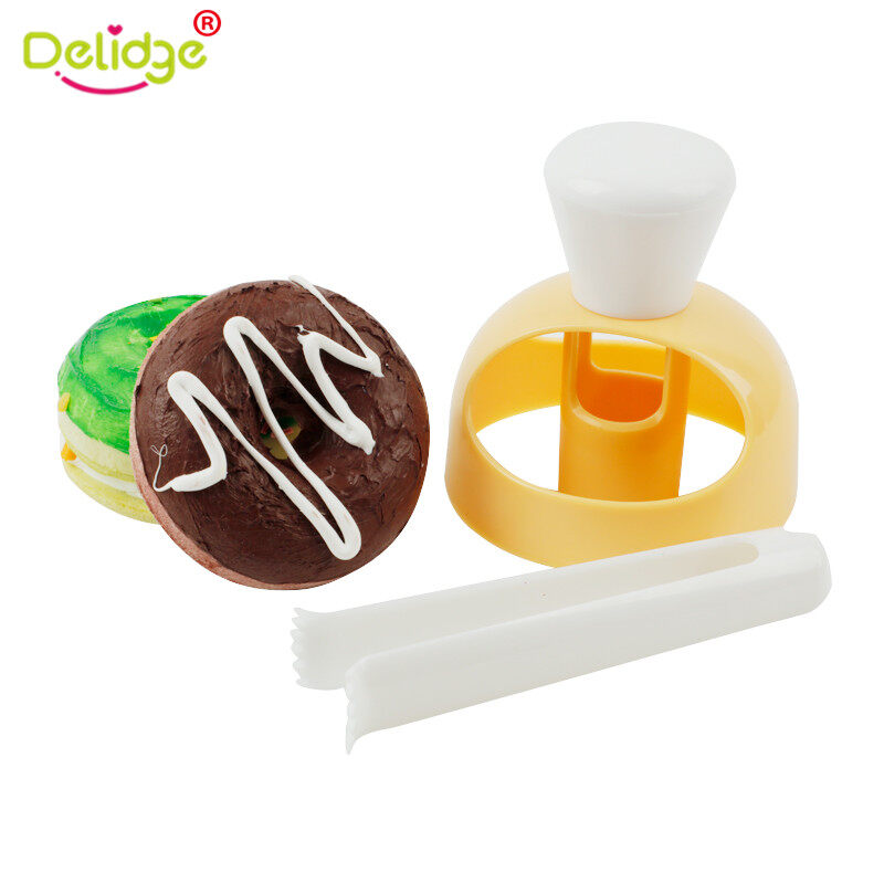 Donut Cake Mold Maker Cutter Fondant Cake Bread Desserts Bakery Mould Tool DIY