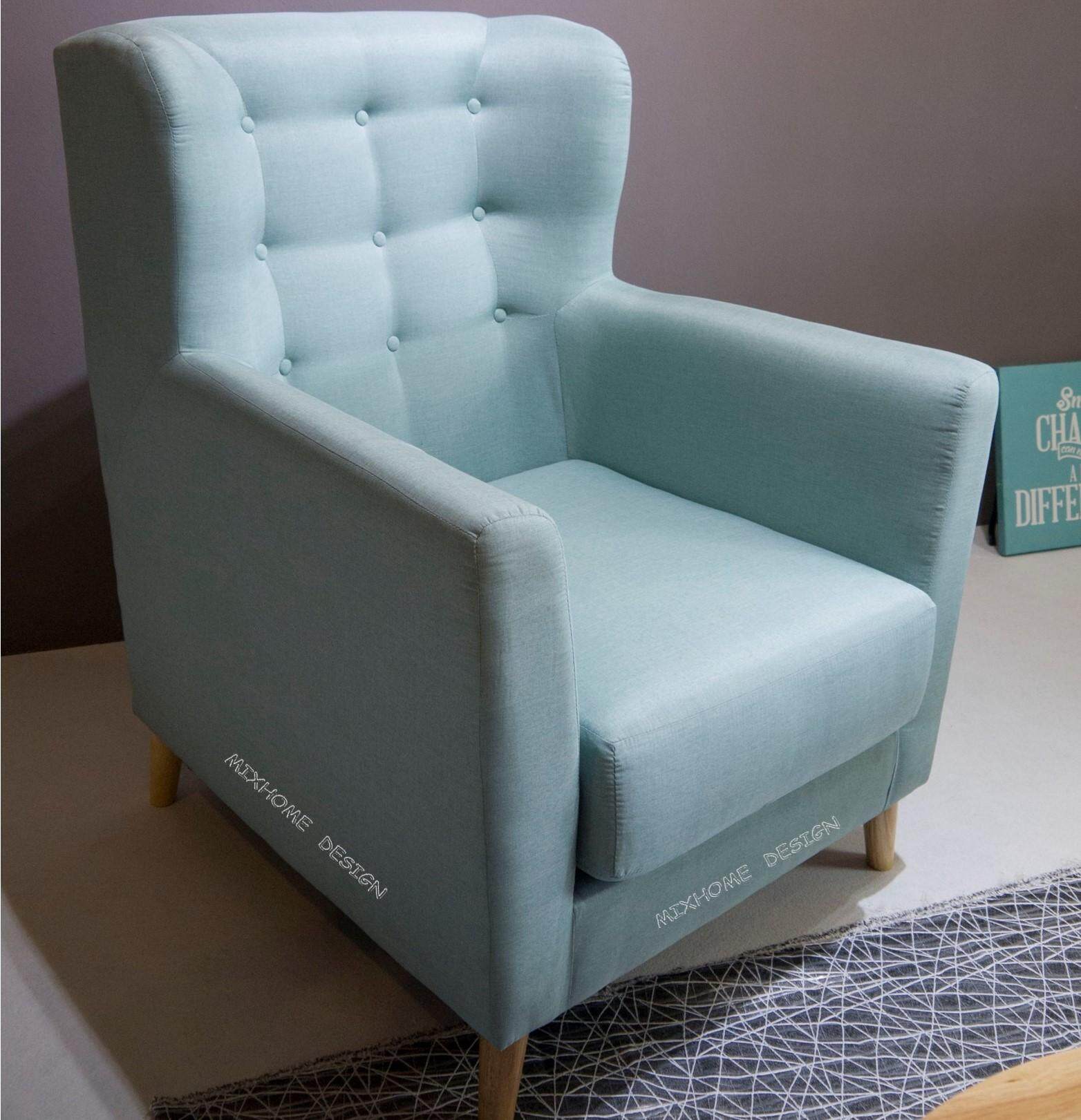 Izent Wing Chair Single Sofa Lazada