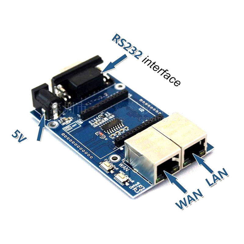HLK-RM04 TCP IP Ethernet Converter Module Serial UART RS232 to WAN LAN WIFI