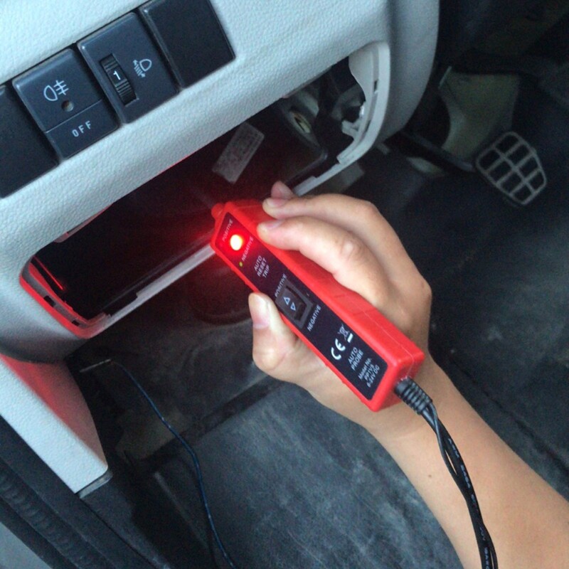 Car Electric Circuit Tester Vehicle Diagnostic Testing Tool Digital Voltage Tester with Short-circuit Protection