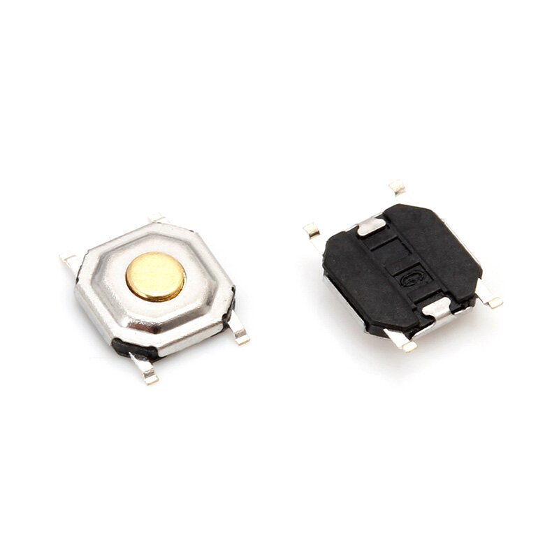[Bán Chạy] 100 X Công Tắc Nhỏ Chống Nước Công Tắc Nhấn Nút Bấm Xúc Giác Momentary SMD 4 Pin