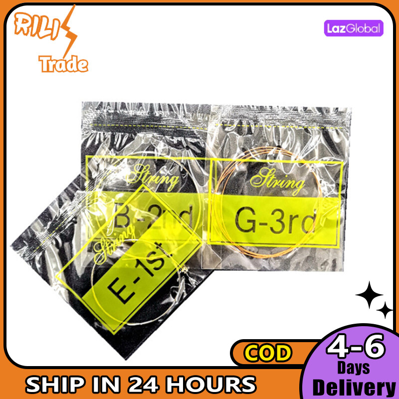 Acoustic Guitar Strings E-1st B-2nd G-3rd D-4th A-5th E-6th Single String Stainless Steel Wire Guitar Replacement Parts