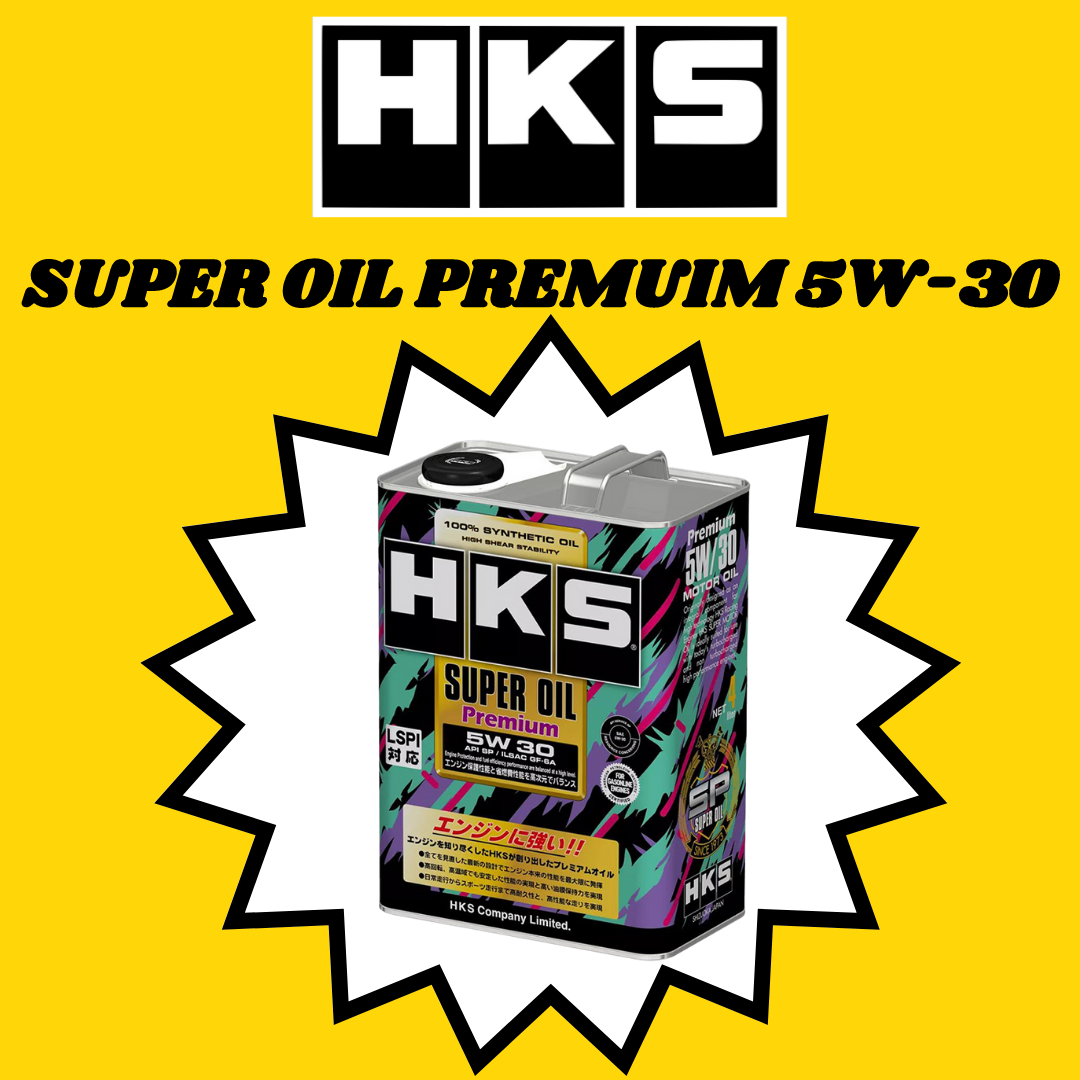 未開封 HKS SUPER OIL 5W-30 4L×3 HKS SUPER OIL PREMIUM 4L 5W-30 Fully Synthetic Engine Oil Minyak